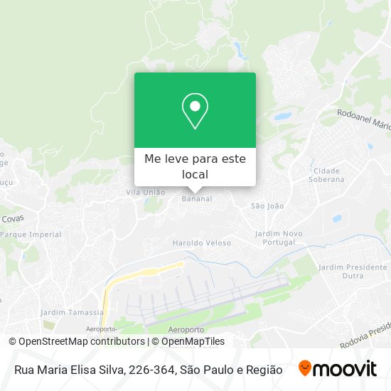 Rua Maria Elisa Silva, 226-364 mapa