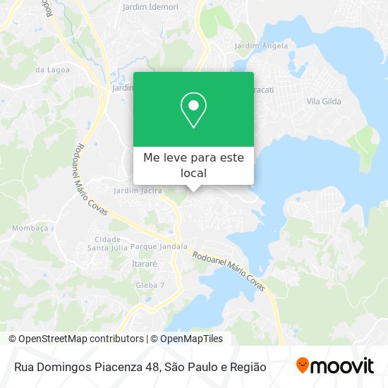 Rua Domingos Piacenza 48 mapa