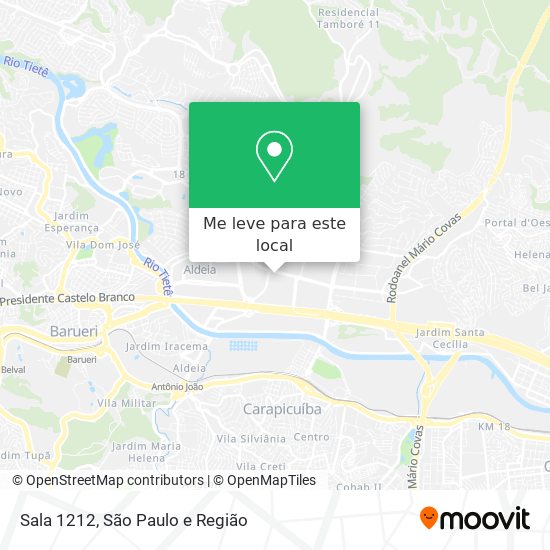 Sala 1212 mapa