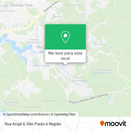 Rua Arujá 0 mapa