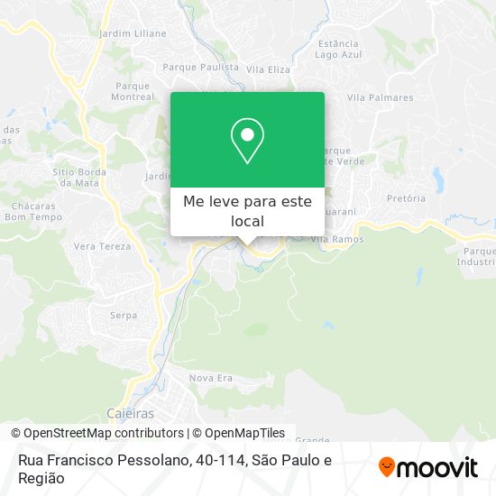 Rua Francisco Pessolano, 40-114 mapa