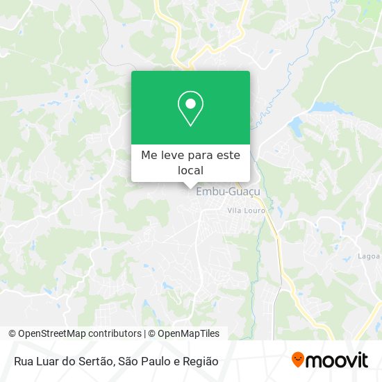 Rua Luar do Sertão mapa