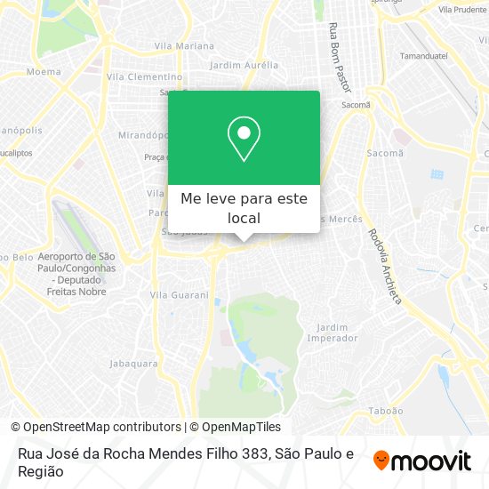 Rua José da Rocha Mendes Filho 383 mapa