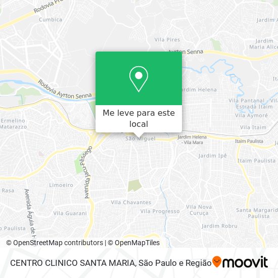 CENTRO CLINICO SANTA MARIA mapa
