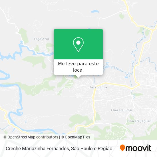 Creche Mariazinha Fernandes mapa