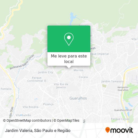 Jardim Valeria mapa