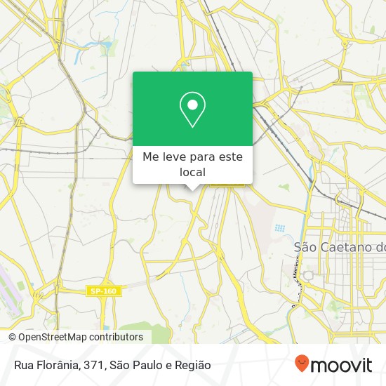 Rua Florânia, 371, Ipiranga São Paulo-SP mapa