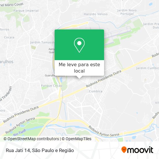 Rua Jati 14 mapa