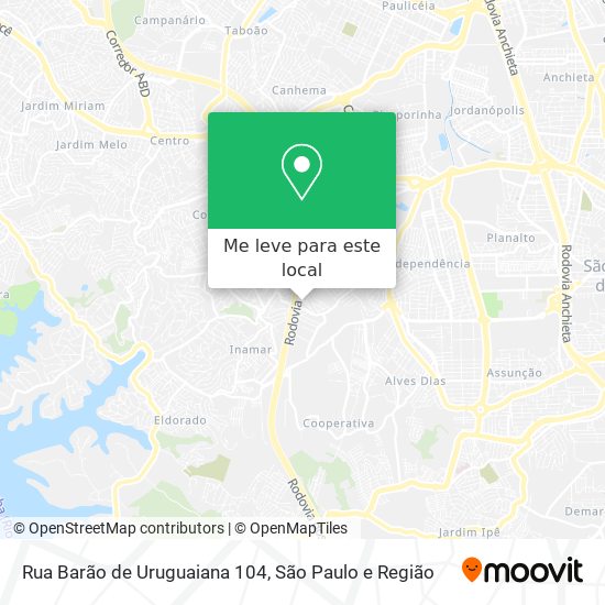 Rua Barão de Uruguaiana 104 mapa