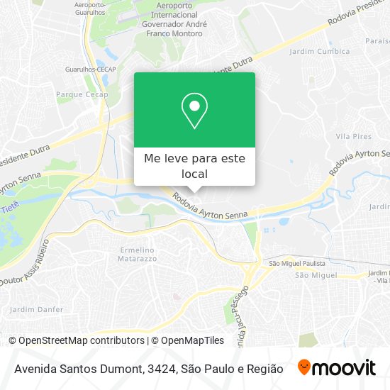 Avenida Santos Dumont, 3424 mapa