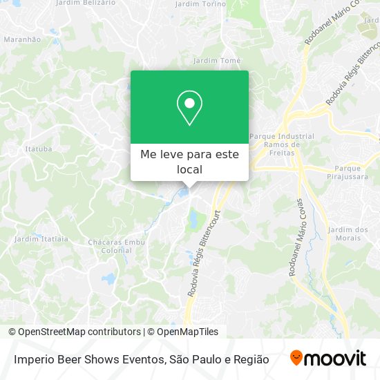 Imperio Beer Shows Eventos mapa