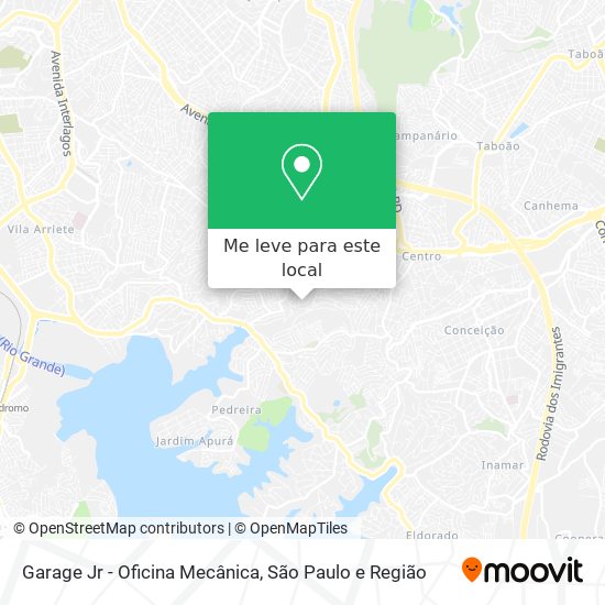 Garage Jr - Oficina Mecânica mapa