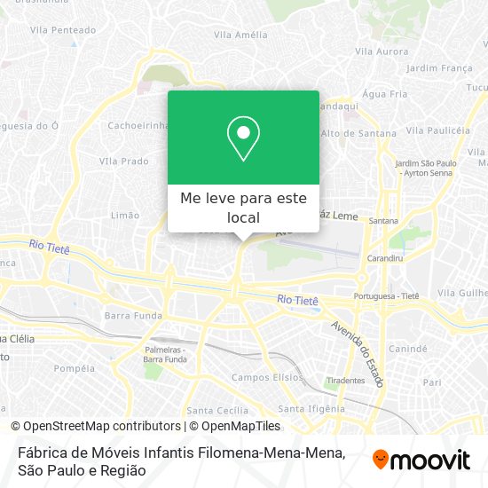 Fábrica de Móveis Infantis Filomena-Mena-Mena mapa