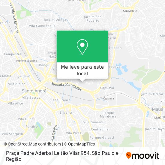 Praça Padre Aderbal Leitão Vilar 954 mapa