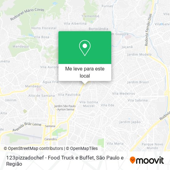 123pizzadochef - Food Truck e Buffet mapa