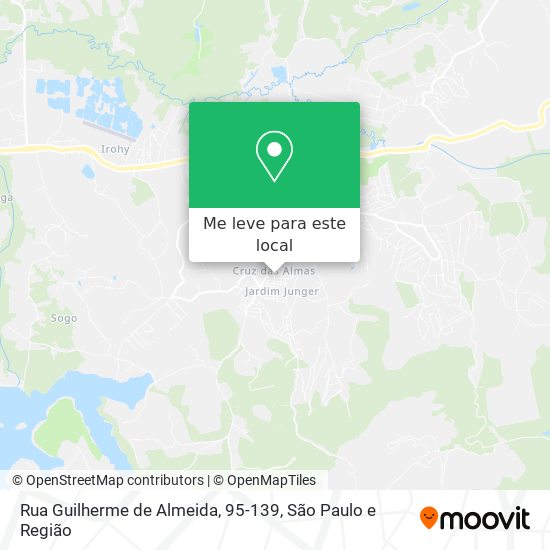 Rua Guilherme de Almeida, 95-139 mapa