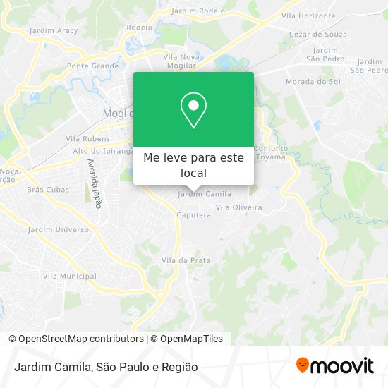 Jardim Camila mapa