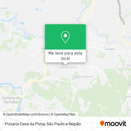 Pizzaria Casa da Pizza mapa