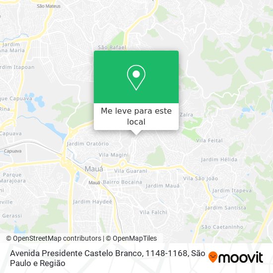 Avenida Presidente Castelo Branco, 1148-1168 mapa