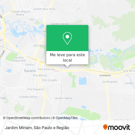 Jardim Miriam mapa