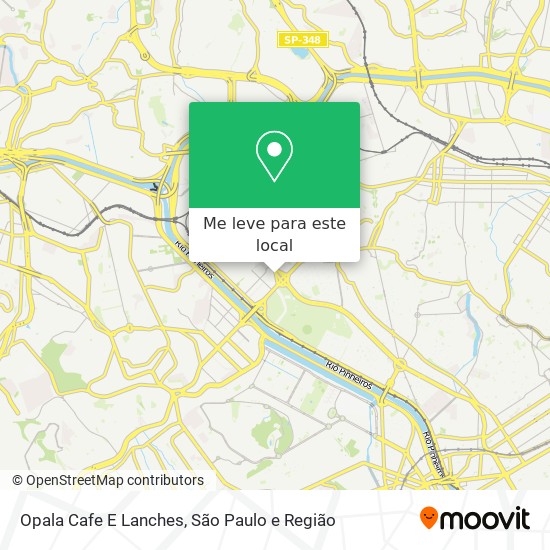 Opala Cafe E Lanches mapa