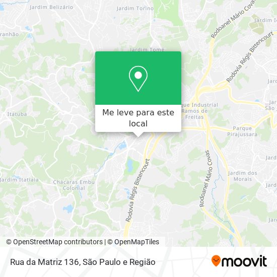 Rua da Matriz 136 mapa