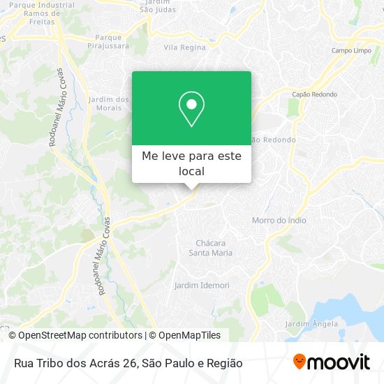 Rua Tribo dos Acrás 26 mapa