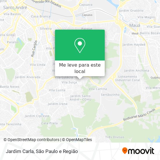 Jardim Carla mapa