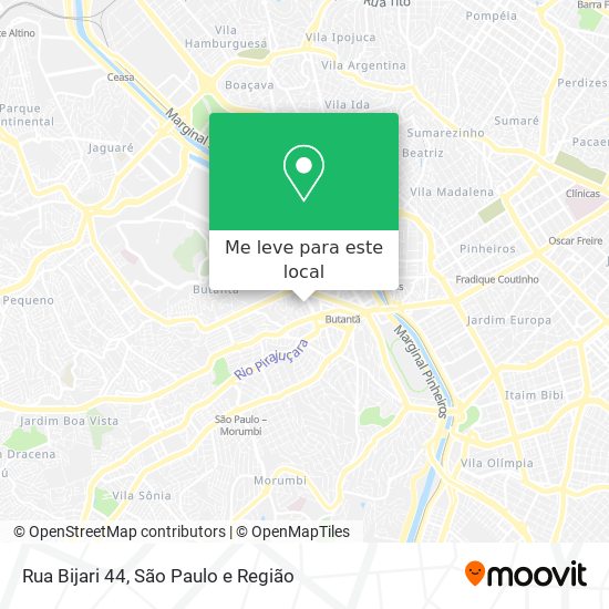 Rua Bijari 44 mapa