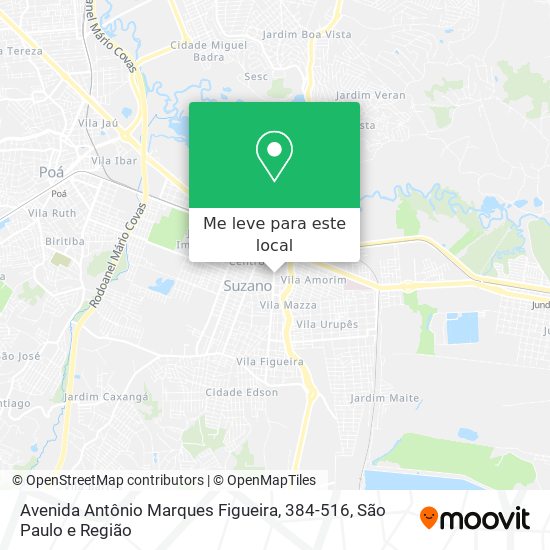 Avenida Antônio Marques Figueira, 384-516 mapa