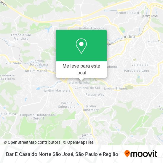 Bar E Casa do Norte São José mapa