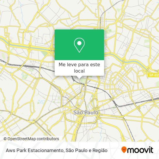 Aws Park Estacionamento mapa