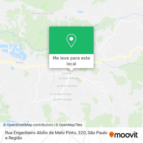 Rua Engenheiro Abílio de Melo Pinto, 320 mapa