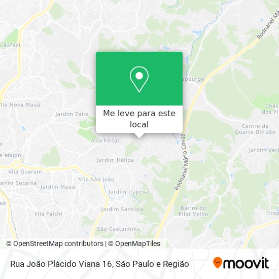 Rua João Plácido Viana 16 mapa