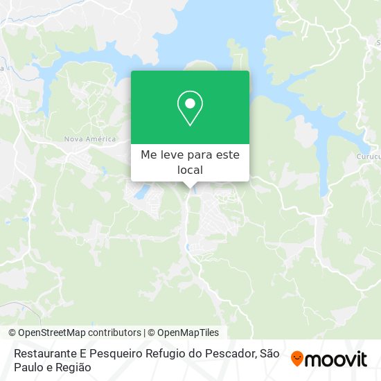 Restaurante E Pesqueiro Refugio do Pescador mapa
