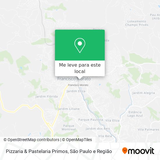 Pizzaria & Pastelaria Primos mapa