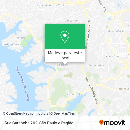 Rua Carapeba 202 mapa