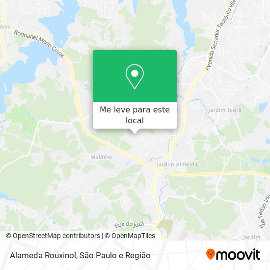 Alameda Rouxinol mapa