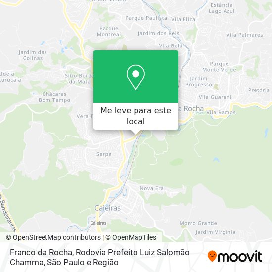 Franco da Rocha, Rodovia Prefeito Luiz Salomão Chamma mapa