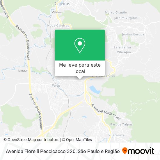 Avenida Fiorelli Peccicacco 320 mapa