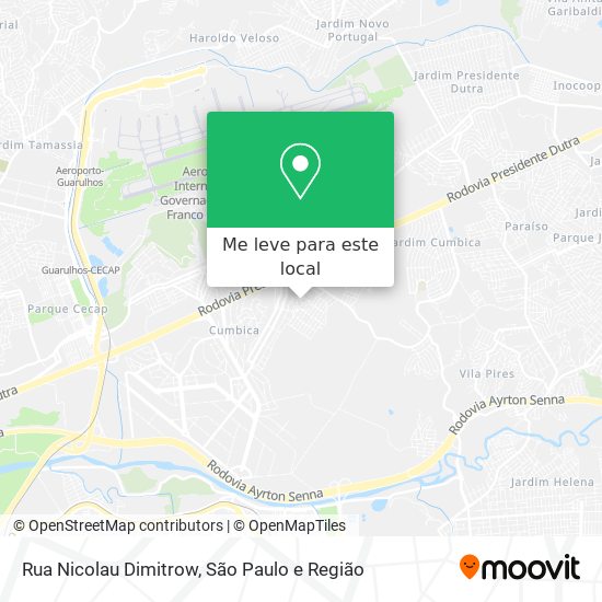 Rua Nicolau Dimitrow mapa