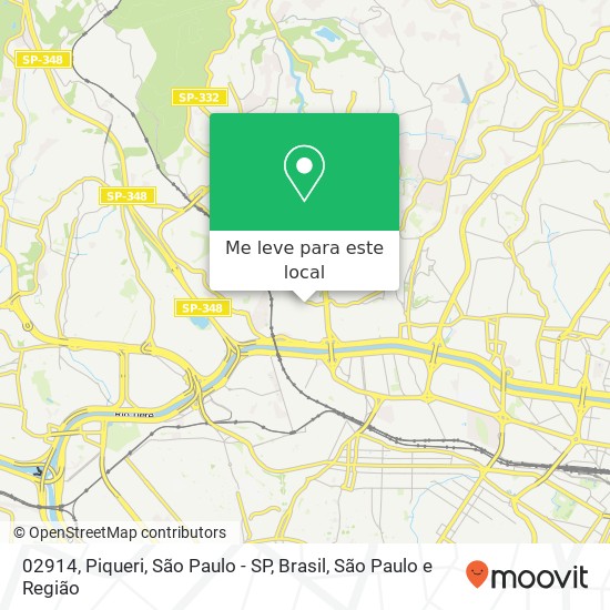 02914, Piqueri, São Paulo - SP, Brasil mapa