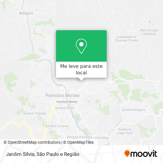 Jardim Silvia mapa