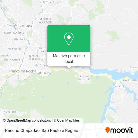 Rancho Chapadão mapa