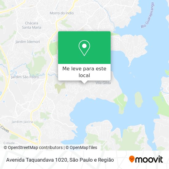 Avenida Taquandava 1020 mapa