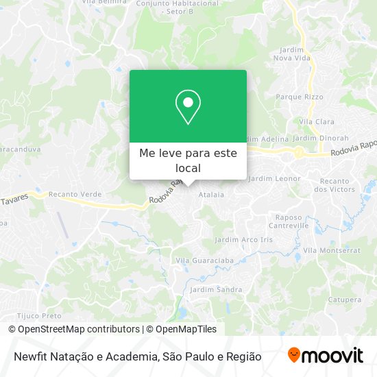 Newfit Natação e Academia mapa