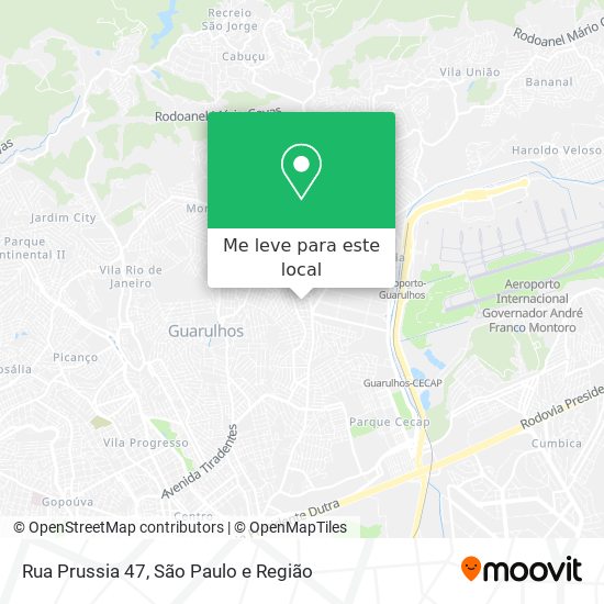 Rua Prussia 47 mapa