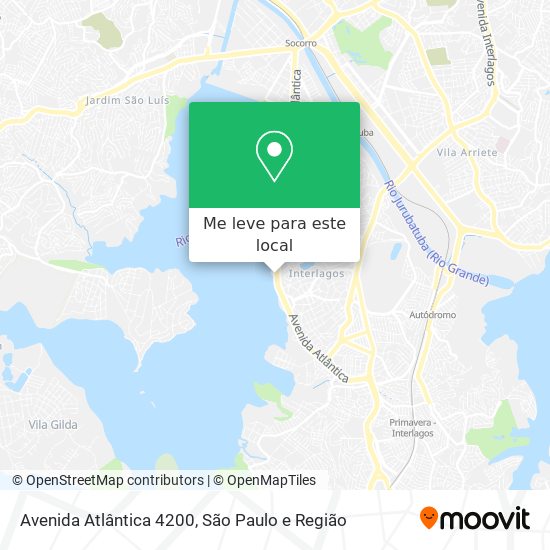 Avenida Atlântica 4200 mapa