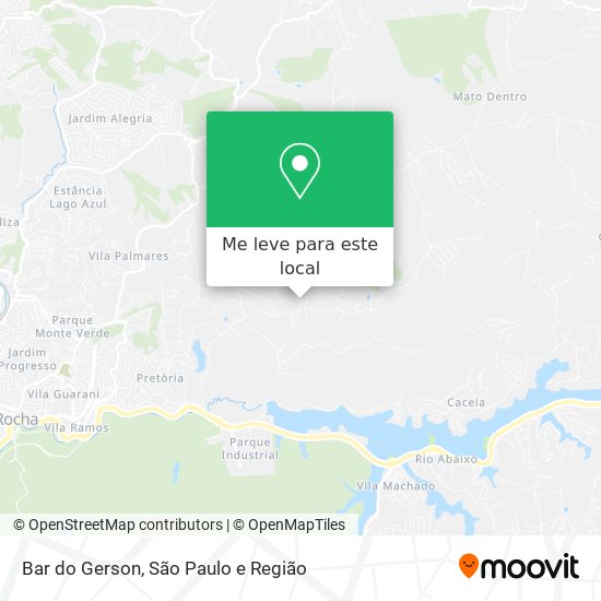 Bar do Gerson mapa