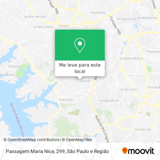 Passagem Maria Nice, 299 mapa